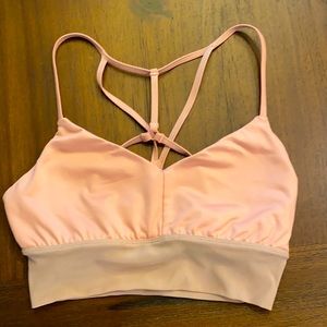 ALO Yoga sports bra / light pink/ size small